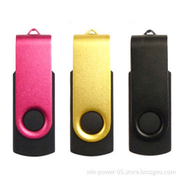 Promotional Swivel USB Flash Drives, Available in Various Capacity and Colors, Your Logos Welcomed